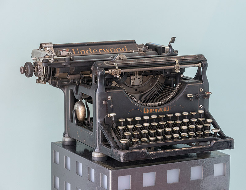 Máquina de escribir antigua